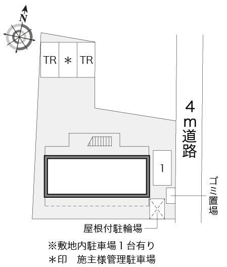 横浜西寺尾(14815)の駐車配置図