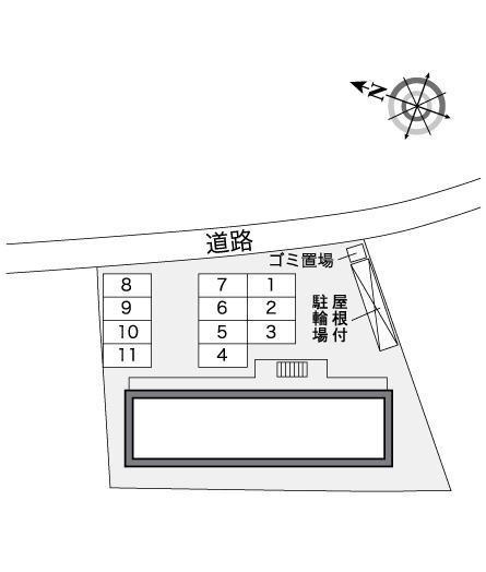 アペイロン(27340)の駐車配置図
