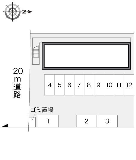 ＴＩＥＲＲＡ(13747)の駐車配置図