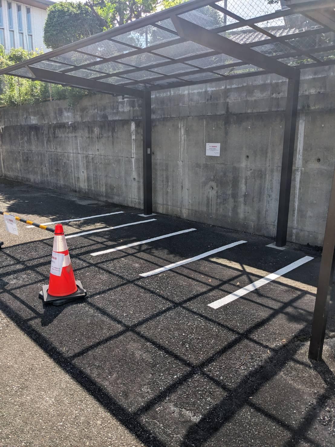 コーポ虹　駐車場の外観・駐車場イメージ1枚目