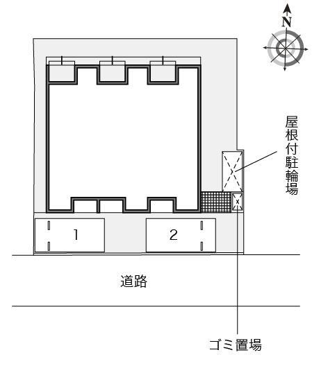 富(52654)の駐車配置図