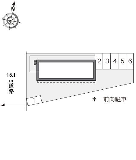 二俣川(15407)の駐車配置図