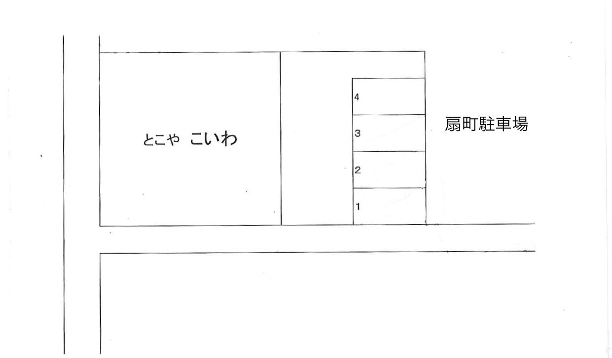 扇町駐車場の駐車配置図