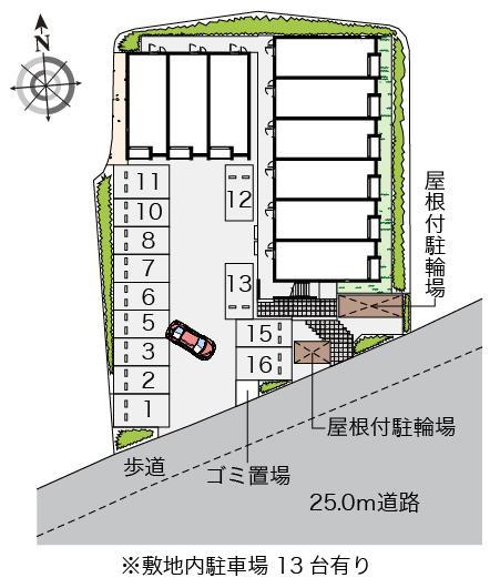 ＡＺＡＬＥＡ(54376)の駐車配置図