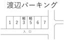 渡辺パーキングの駐車場