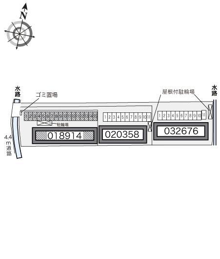 ＩＮＢＥ・Ⅰ(18914)の駐車配置図