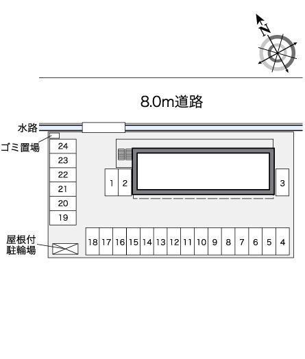 カナタコ(38745)の駐車配置図