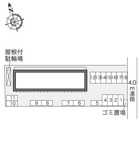 Ｂヴィレッジ(28682)の駐車配置図