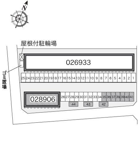 プレミアム　コートⅡ(28906)の駐車配置図