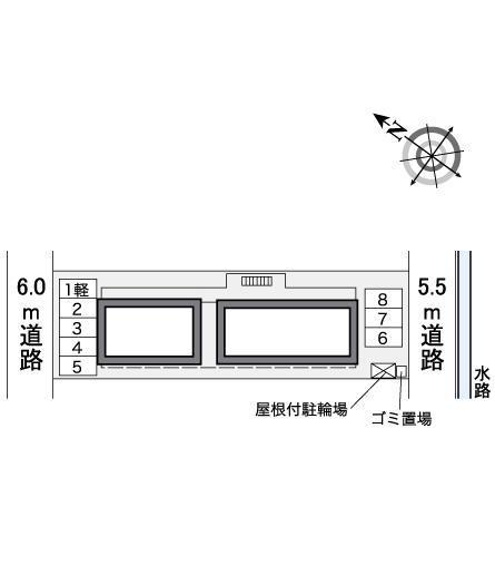 ソレアードⅡ(39344)の駐車配置図
