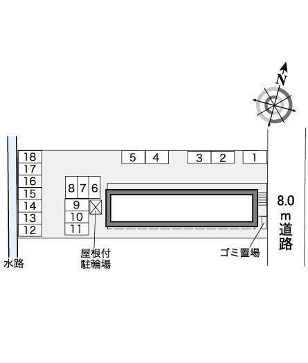 柳橋(39174)の駐車配置図