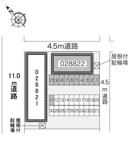 綾乃尾(28822)の駐車配置図