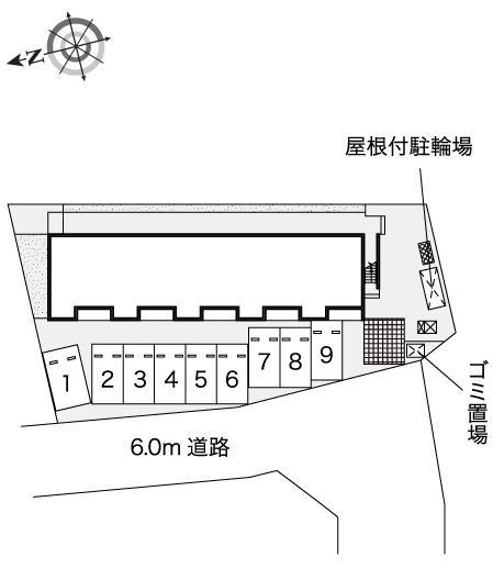 ボナール野尻(52563)の駐車配置図