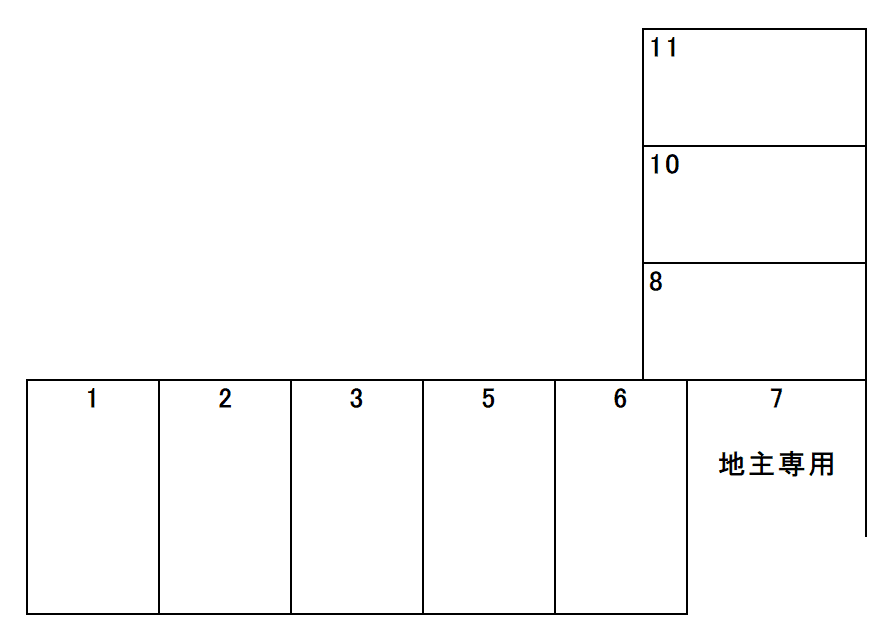 000162の駐車配置図