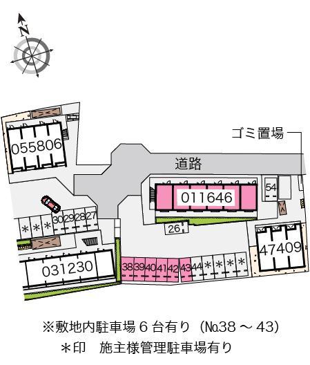サクセス(11646)の駐車配置図