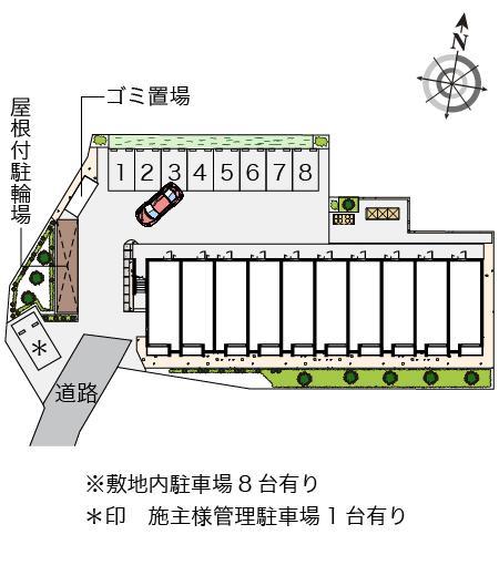 ミランダ城山(55854)の駐車配置図