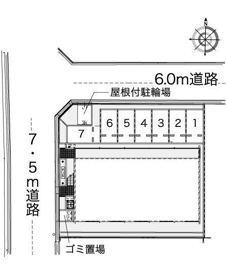 シフォン(43223)の駐車配置図