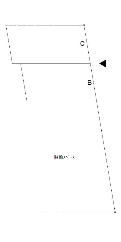 アクアハイツ月極駐車場の駐車配置図