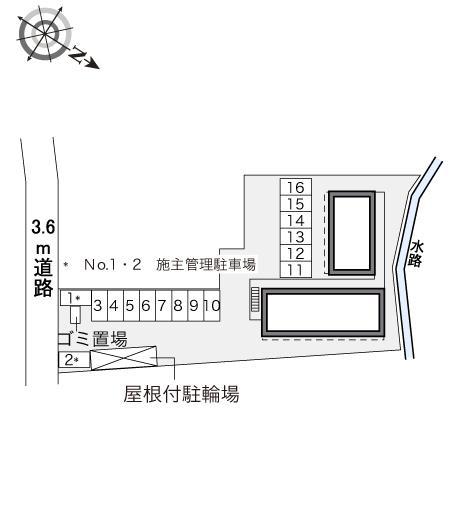 ポトリバＩ(33388)の駐車配置図