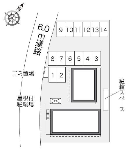 ＴｏｍｏＮａⅡ(34449)の駐車配置図