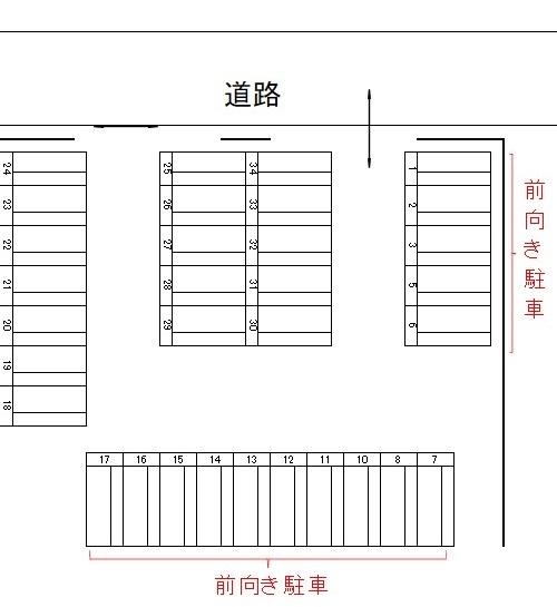 J-106の駐車配置図