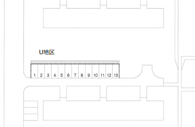 幸町_Ｕ地区の駐車配置図