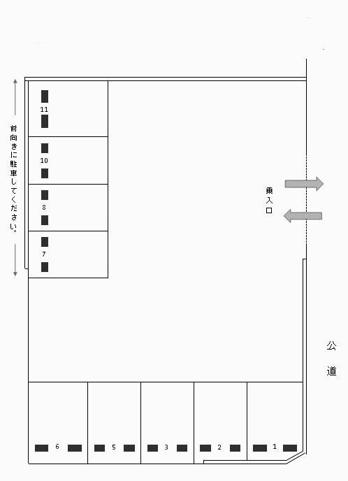 J-778の駐車配置図
