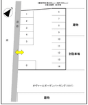 オヴァールパーキングの駐車場