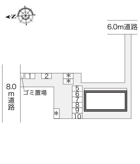 Ｅｄｅｌｗｅｉｓｓ(23340)の駐車配置図