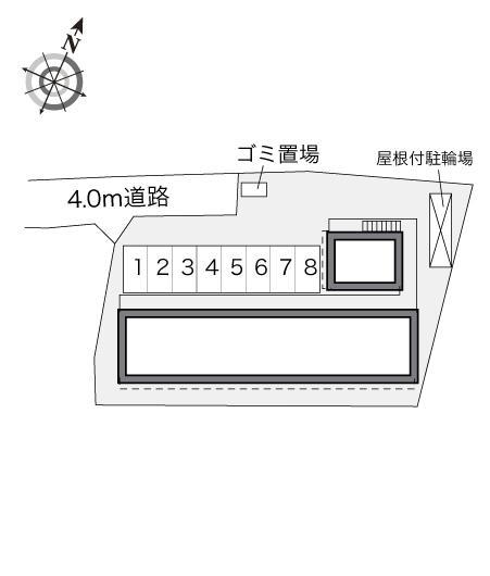 スカイ　タウン(27810)の駐車配置図