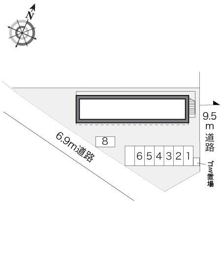トモエⅡ(20790)の駐車配置図