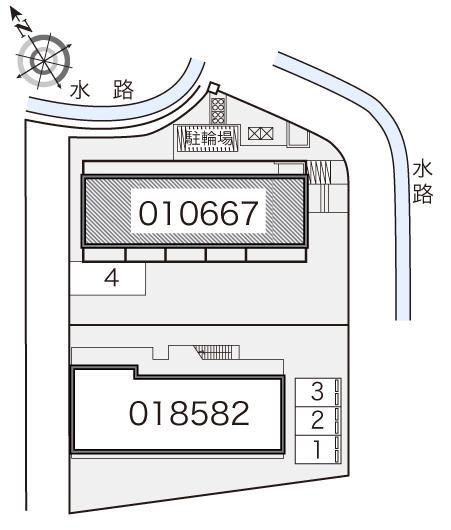 豊島南(10667)の駐車配置図