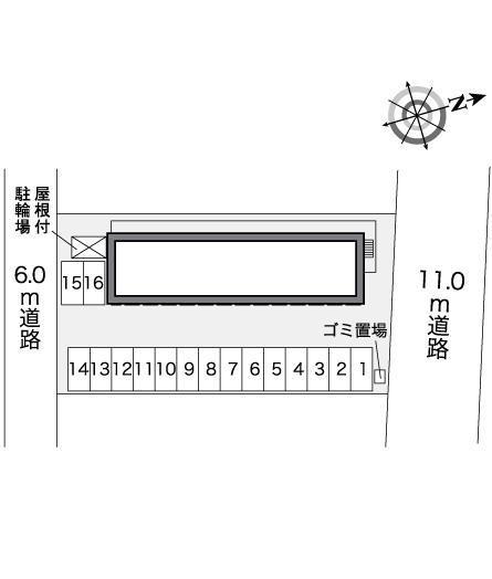 エスポワール(26644)の駐車配置図