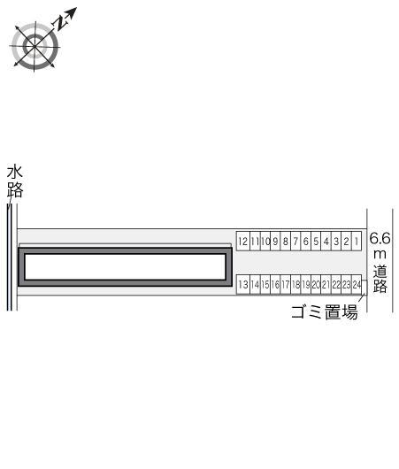 セヴィル下窪(20885)の駐車配置図