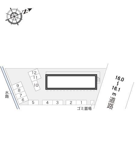 イミズ(16590)の駐車配置図