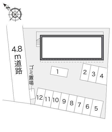 プレシオ２１Ｃ(16388)の駐車配置図