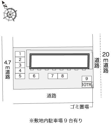 高堂(12848)の駐車配置図
