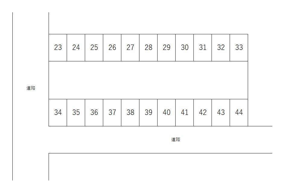田町5丁目大和パーキングの駐車配置図