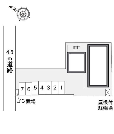 ベレン(33129)の駐車配置図