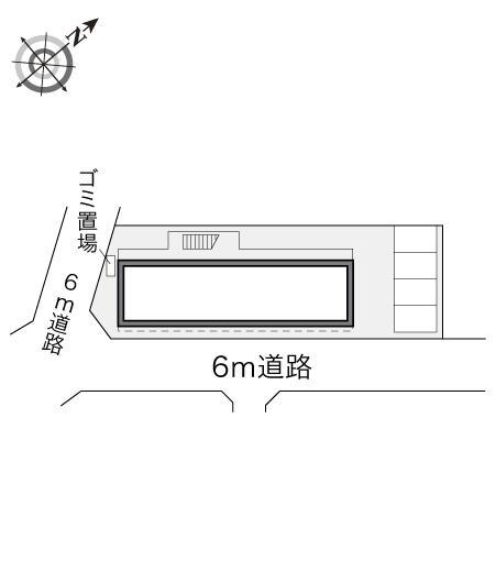 城(17024)の駐車配置図