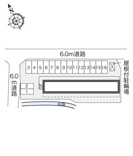 パディーＬ(24064)の駐車配置図