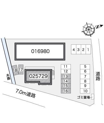 クリアーⅡ(25729)の駐車配置図