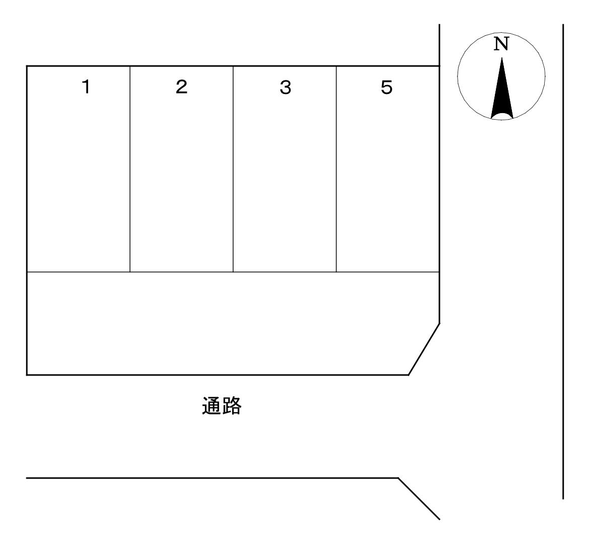 Kパーキングの駐車配置図