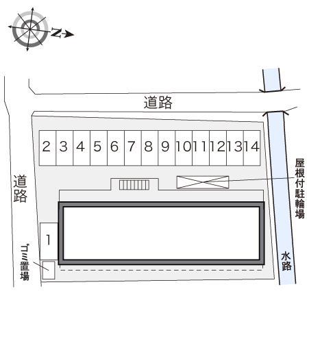 リバティⅠ(28855)の駐車配置図