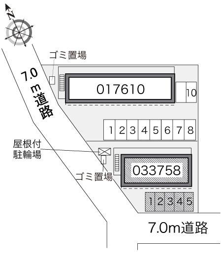 オアシスⅡ(33758)の駐車配置図