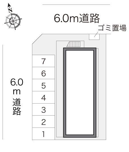シャルマン(17572)の駐車配置図