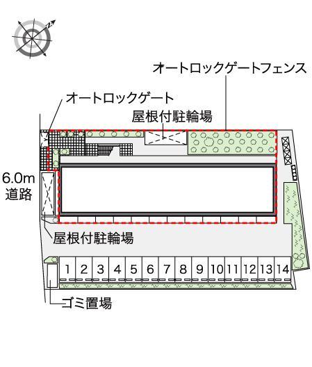 β(42758)の駐車配置図