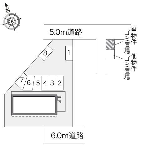バーゼル(22851)の駐車配置図