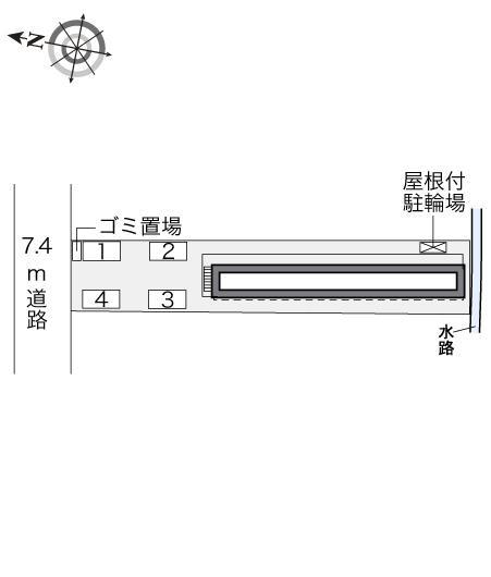 翼Ⅱ(33749)の駐車配置図