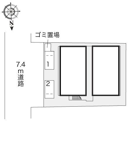 神明５(20557)の駐車配置図